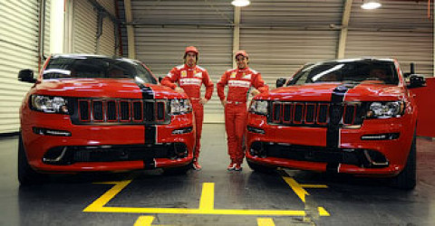 Ferrari подарила пилотам Формулы-1 по Jeep Grand Cherokee