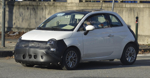 Изменённый Fiat 500 выследили в Италии