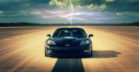 Мировой рекорд скорости был установлен электрическим Chevrolet Corvette