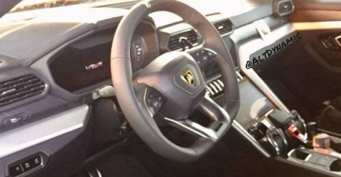Папарацци рассекретили интерьер Lamborghini Urus