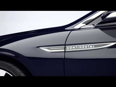 2015 Lincoln Continental concept exterior b-roll video