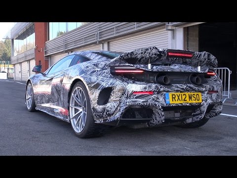 McLaren 675 LT Spied Testing on circuit Spa Francorchamps!