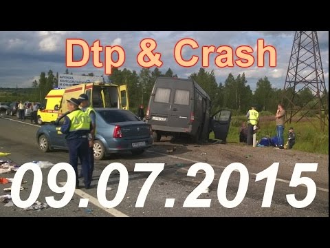 Видео аварии дтп происшествия за сегодня 9 июля 2015