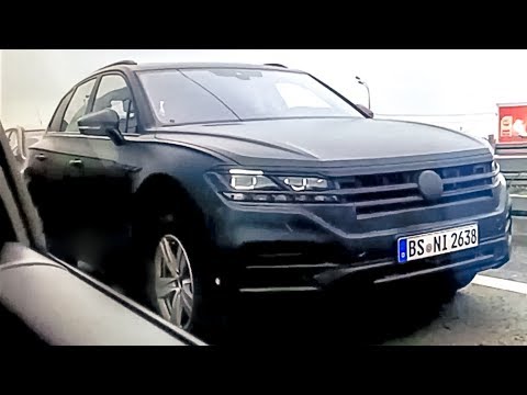All new Touareg 2018 Exclusive test in Russia, Moscow