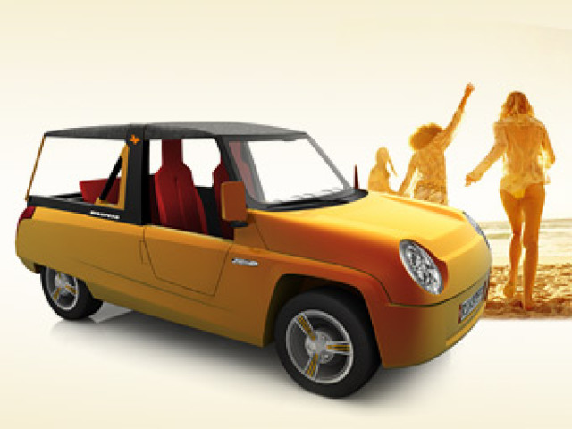 Rinspeed привезет в Женеву бамбуковый гольф-кар