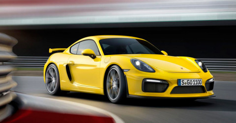 Новейший Porsche Cayman GT4 обзавелся 385-литровым двигателем