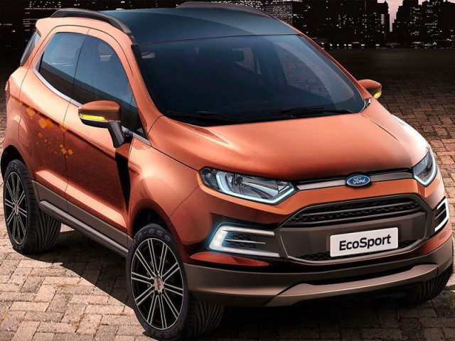 Рестайлинговый Ford EcoSport показался не первых компьютерных рисунках