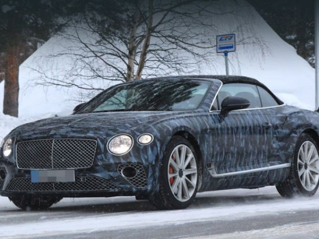 Bentley Continental GTC кабриолет будет рассекречен в этом году