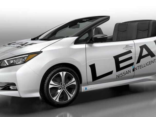 Nissan Leaf Open Car: электрокар лишился крыши