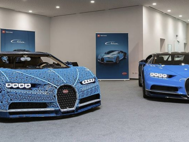 Bugatti Chiron: полноразмерная копия от Lego