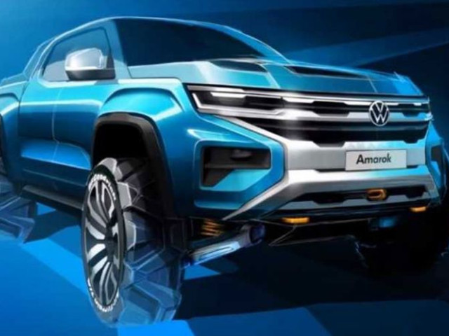 Появились эскизы нового Volkswagen Amarok