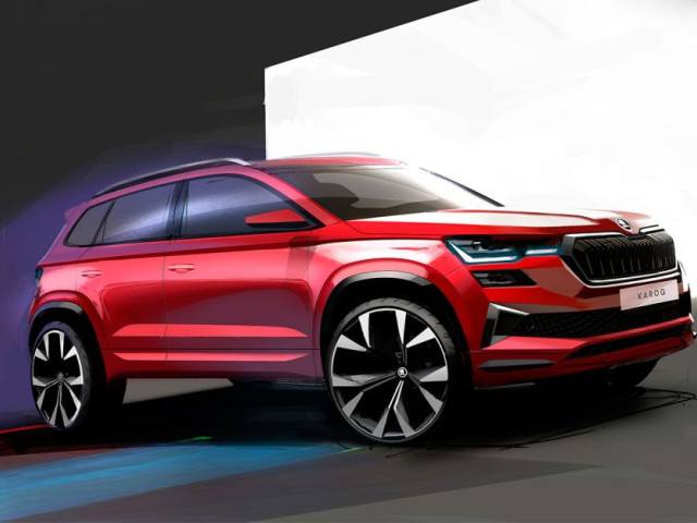 Первые изображения обновленного Skoda Karoq