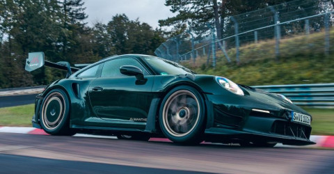 Porsche 911 GT3 RS Manthey: мощный трековый пакет и амбиции побить рекорд Нюрбургринга