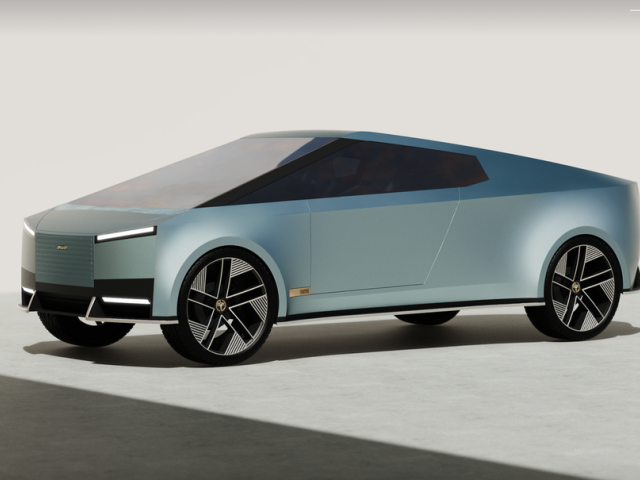 Невероятный симбиоз: концепт-кар Jaguar Cybertruck