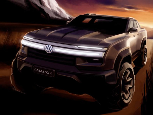 Первое изображение нового Volkswagen Amarok раскрыто