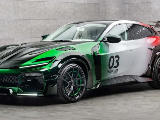 Mansory представляет экстравагантную Ferrari Purosangue с двойными спойлерами