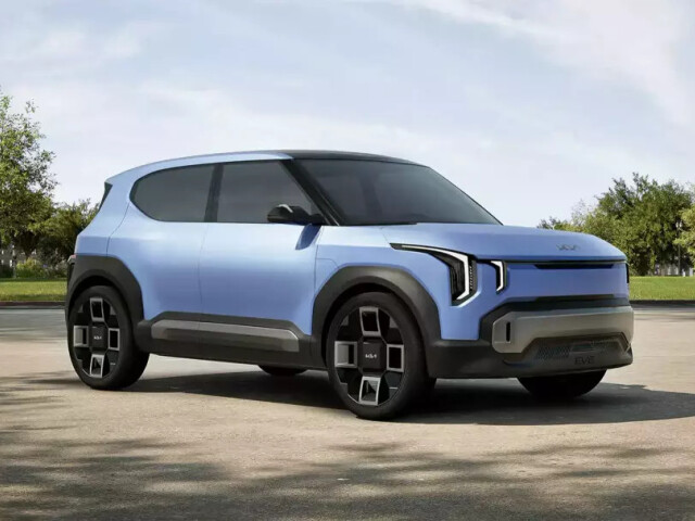 Kia EV2 — новый недорогой электрокроссовер с четырьмя посадочными местами