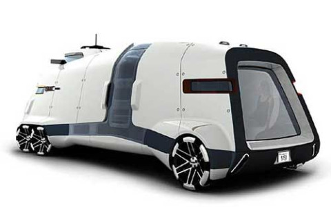 клуб на колесах PAD от General Motors состоит из двух модулей