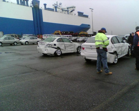 BMW M/V Courage Shipping Damage