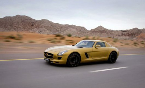 Mercedes-Benz SLS AMG Desert Gold