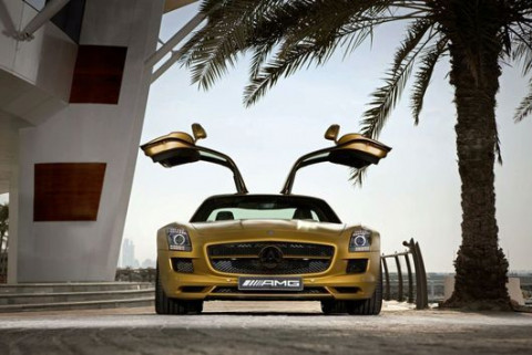 Mercedes-Benz SLS AMG Desert Gold