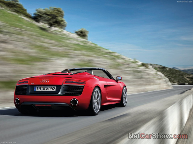 Audi R8 V10 Spyder фото