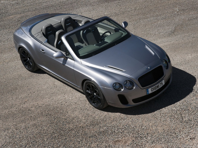 Bentley Continental Supersports Convertible фото