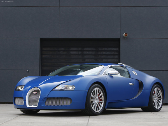 Bugatti Veyron Bleu Centenaire фото