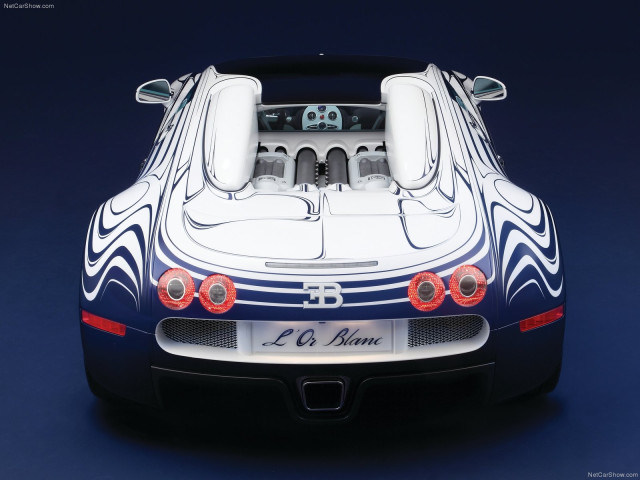 Bugatti Veyron Grand Sport LOr Blanc фото