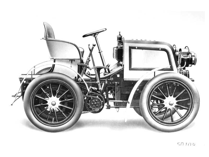 Daimler 23HP La Turbie Rennwagen фото 21325