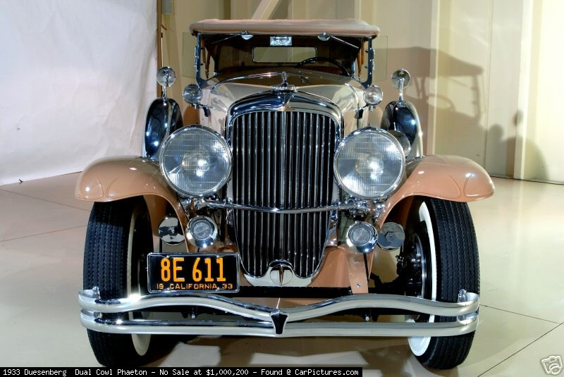 Duesenberg Dual Cowl Phaeton фото 48088