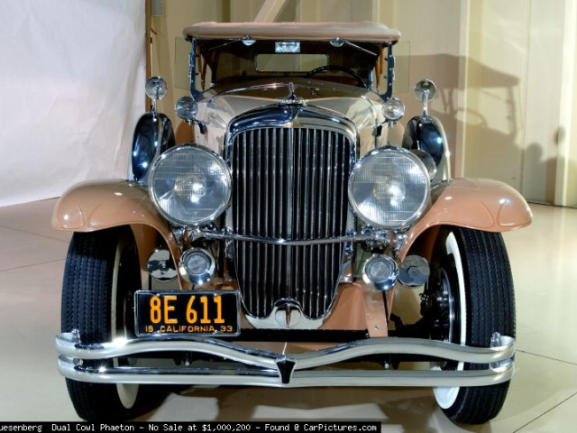 Duesenberg Dual Cowl Phaeton фото