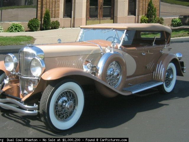 Duesenberg Dual Cowl Phaeton фото