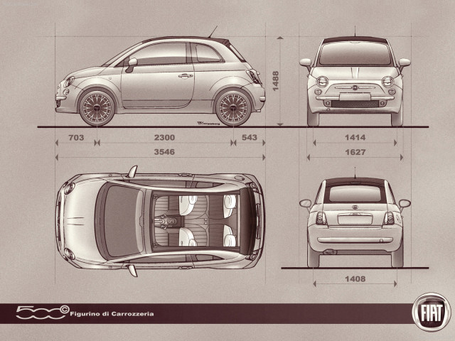 Fiat 500C фото