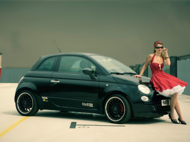 H&R Springs Fiat 500 фото