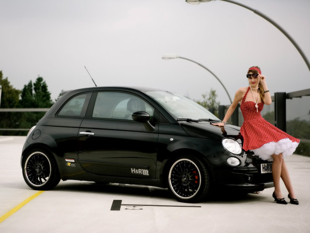 H&R Springs Fiat 500 фото