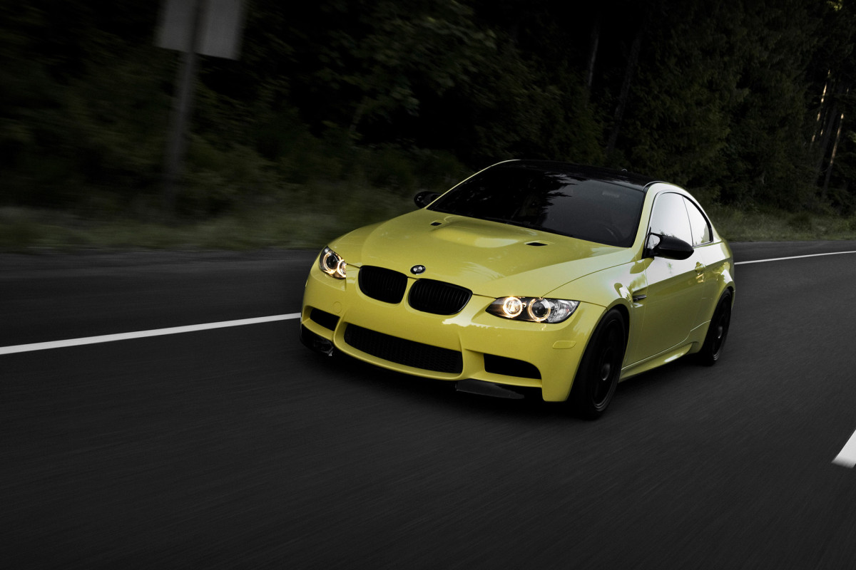 IND Dakar Yellow BMW M3 (E92) фото 68099