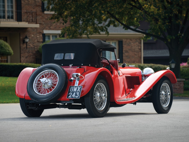 Jaguar SS100 фото