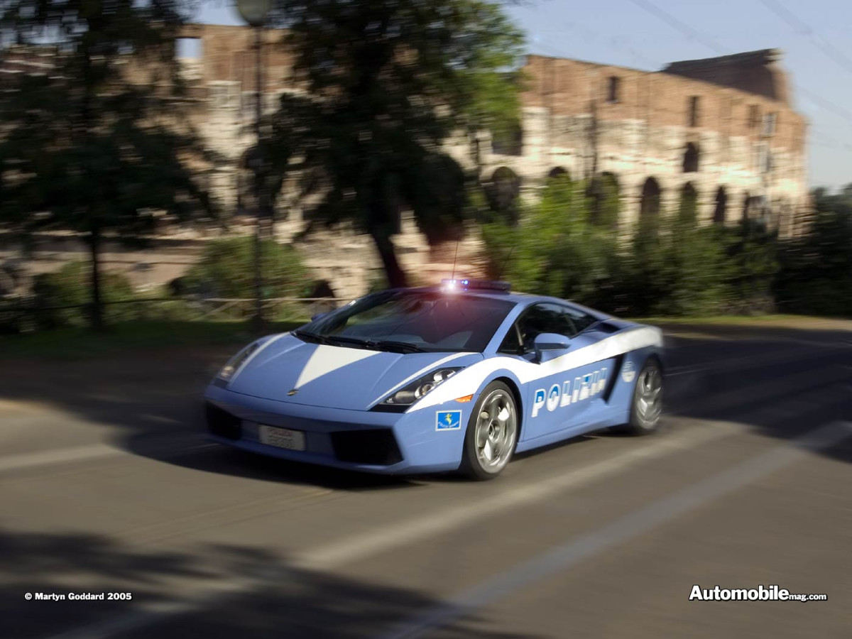 Lamborghini Gallardo Police Car фото 25443