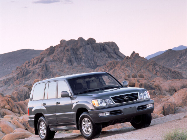 Lexus LX II (J100), внедорожник, тёмно-серый metallic, вид три четверти спереди — фото 154
