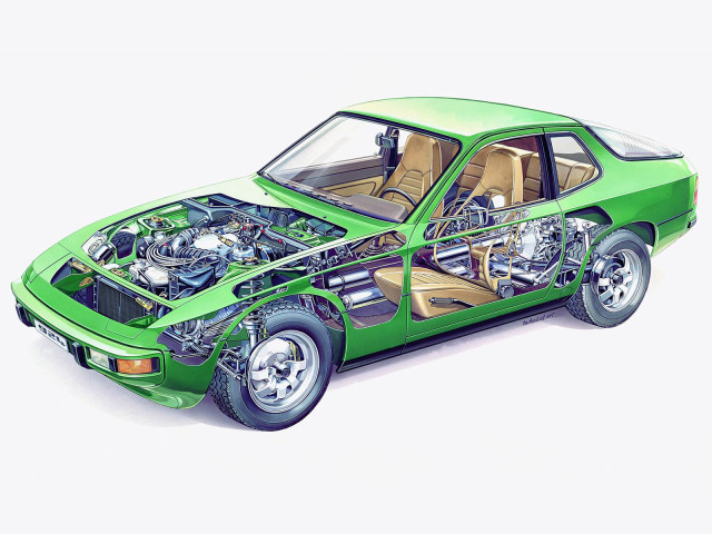 Porsche 924 фото