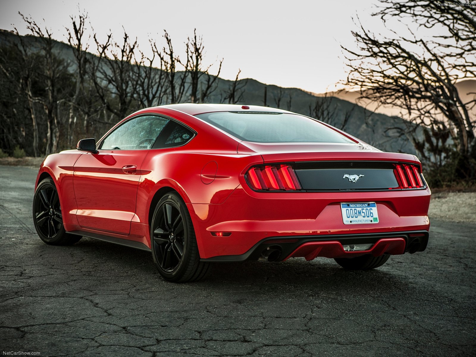 Ford Mustang gt сзади