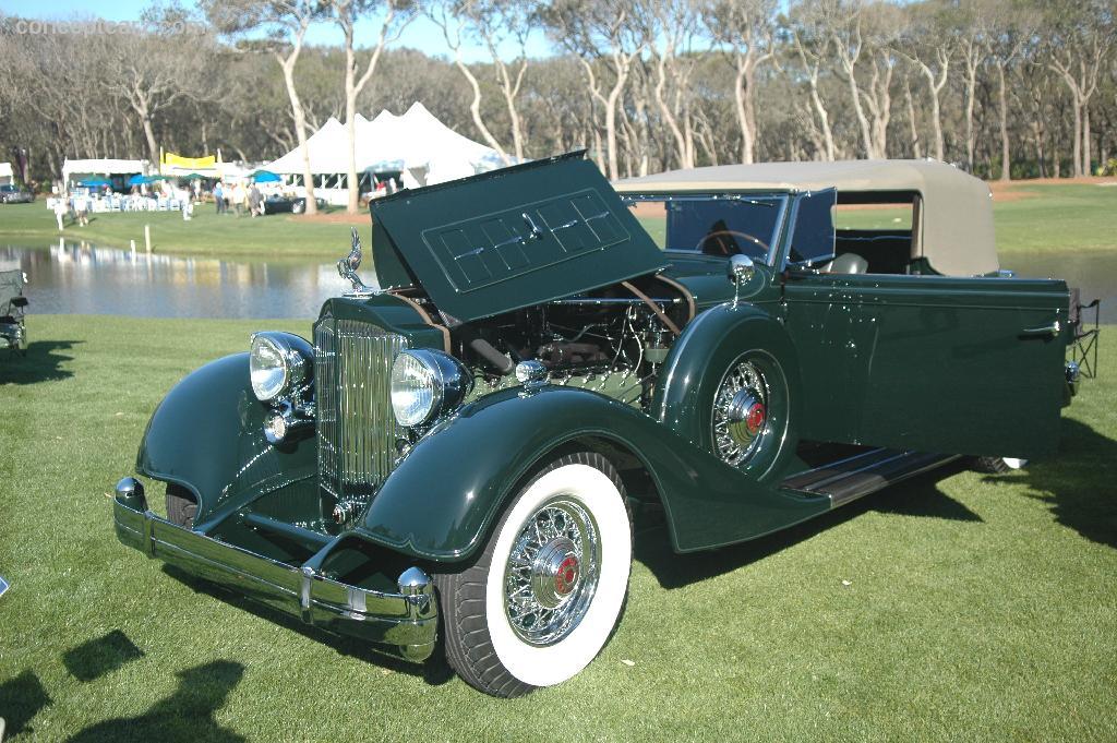 1933 Packard Twelve Convertible Victoria