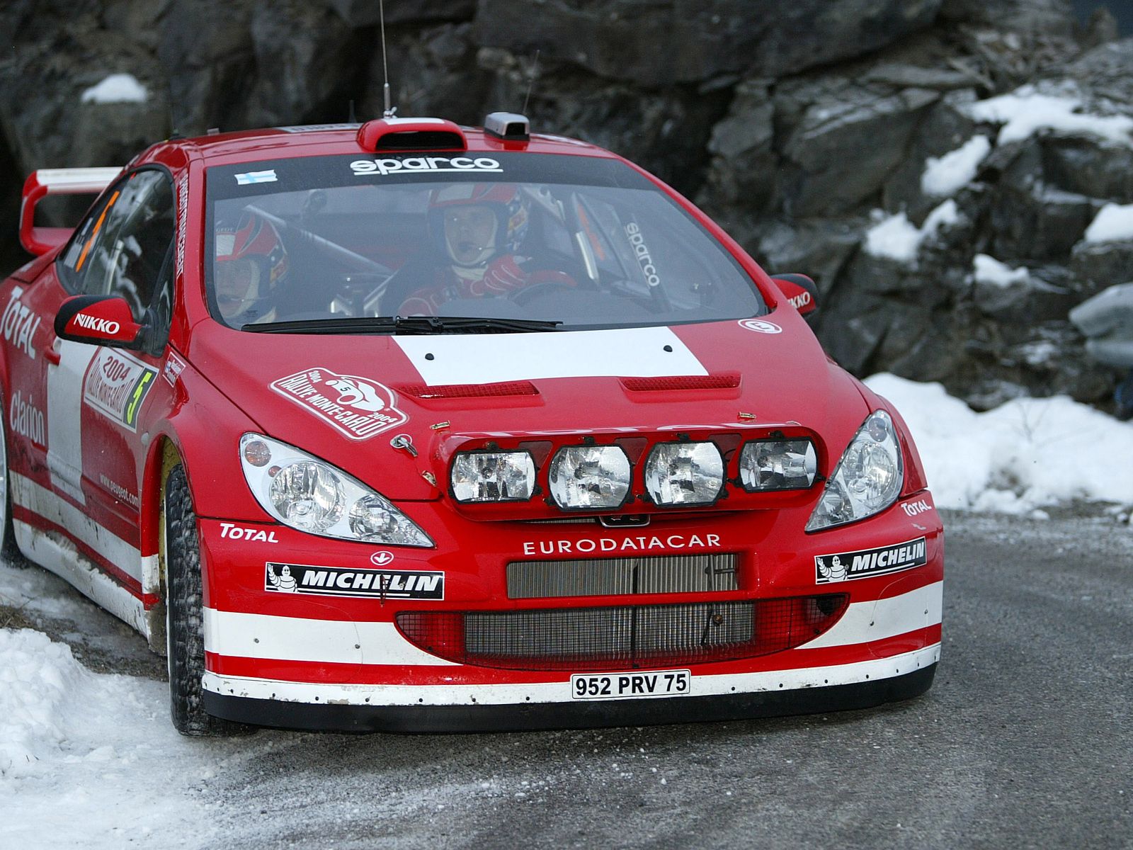 Rally Snow Peugeot