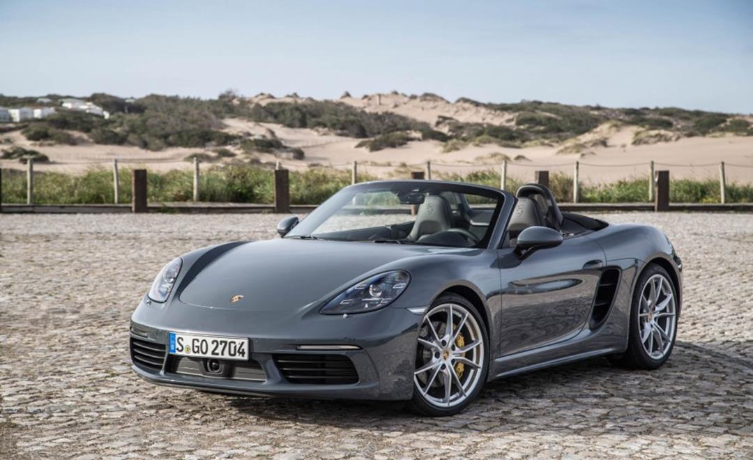 Porsche Boxster 2020 красный кабриолет