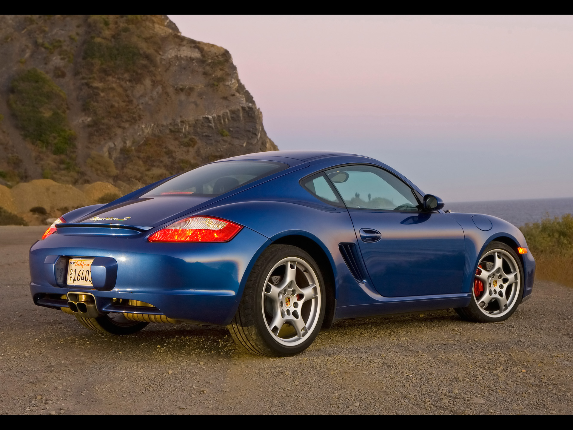 Porsche Cayman s Blue