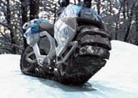 Немцы приготовили гусеничный мотоцикл для конкурса дизайна Michelin