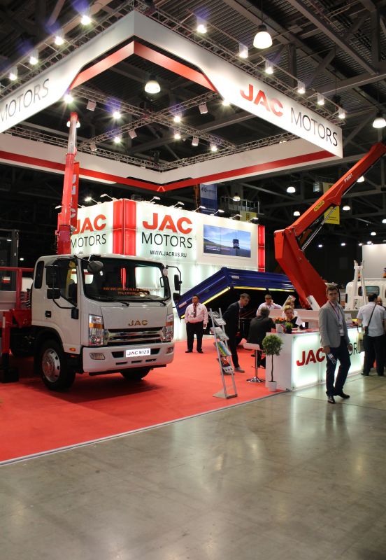 Компания JAC MOTORS подвела итоги участия  в выставке Bauma CTT RUSSIA 2018